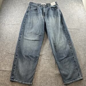 Hollister Jeans Mens 31 Baggy Skater Y2K Loose Fit Denim Grunge JNCO Embroidered